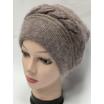 Шапка жіноча з ангори подвійна 