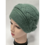 Шапка жіноча з ангори подвійна 