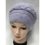 Шапка жіноча з ангори подвійна 