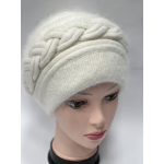 Шапка жіноча з ангори подвійна 