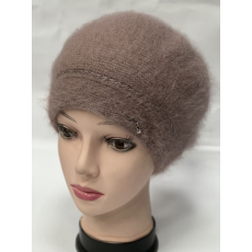 Берет ангоровий подвійний  15