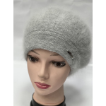 Берет ангоровий подвійний  15