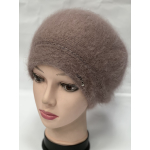 Берет ангоровий подвійний  15