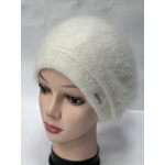 Берет ангоровий подвійний  15