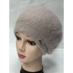 Берет ангоровий подвійний  15