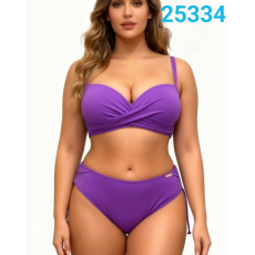 Купальник жіночий бюстгальтер на поролоні тканина «рубчик»25334